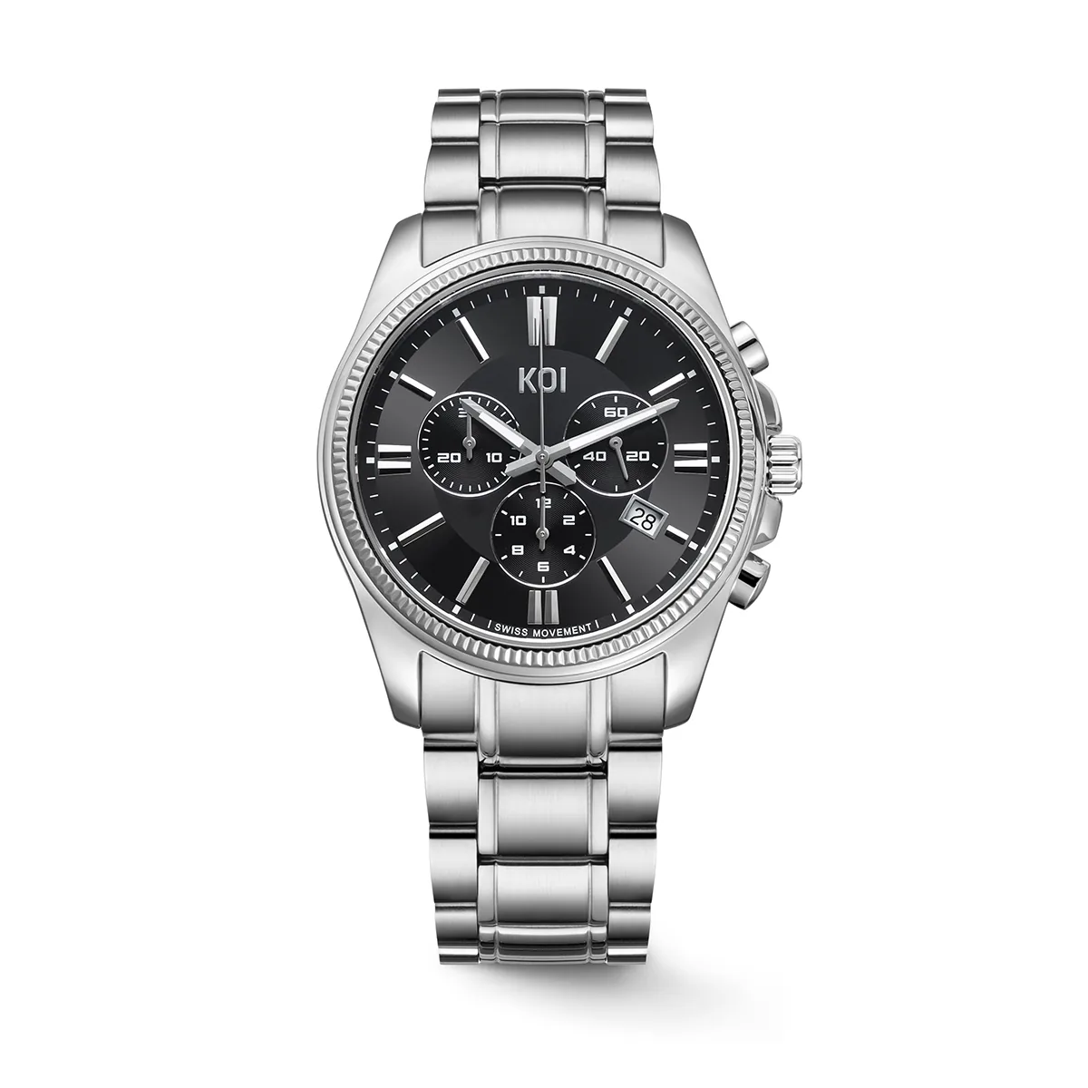 KOI Chronograph K008.503.17.1.03.11.01 – Nam – Quartz (Pin) – Mặt Số 41mm – Kính Sapphire – Bấm Giờ Thể Thao – Chống Nước 5ATM