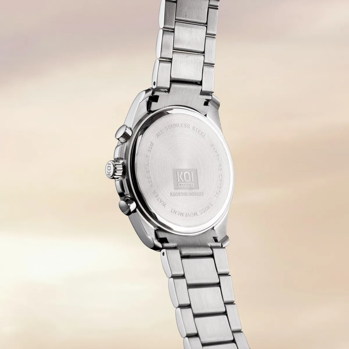 KOI Chronograph K008.503.17.1.03.11.01 – Nam – Quartz (Pin) – Mặt Số 41mm – Kính Sapphire – Bấm Giờ Thể Thao – Chống Nước 5ATM - Ảnh 5