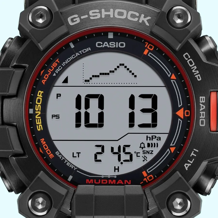 Ký hiệu đơn vị hPa trên đồng hồ G-Shock
