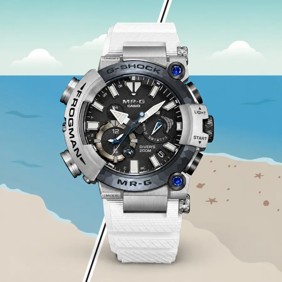 Tính năng trên đồng hồ G-Shock hiển thị diễn biến mực nước biển theo thời gian