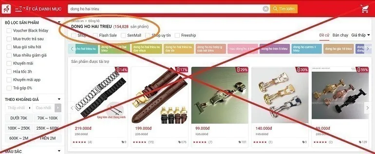 Hàng loạt cửa hàng mạo danh Đồng Hồ Hải Triều để lừa đảo - Ảnh: 10