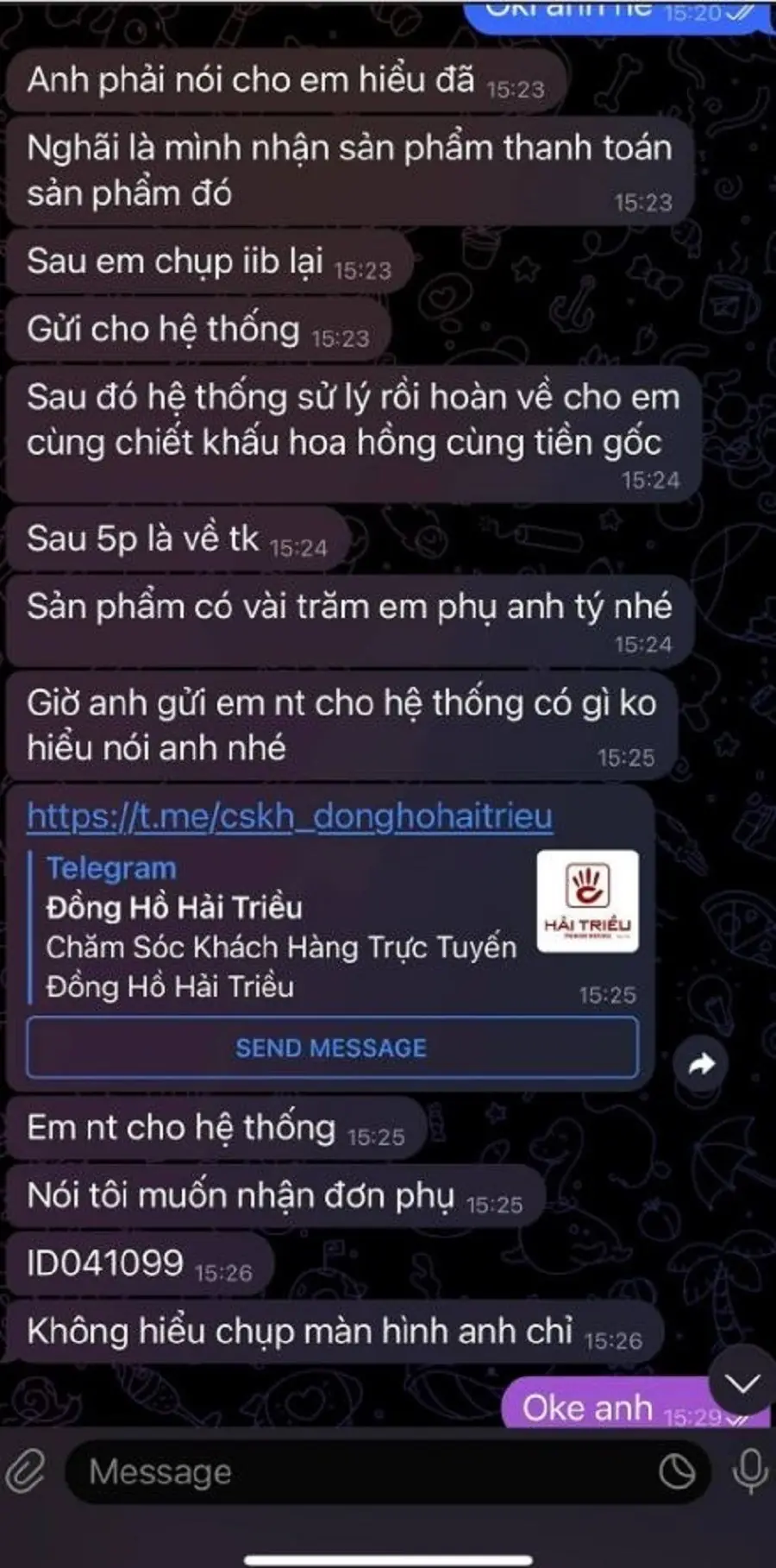 Cảnh báo lừa đảo từ Đồng Hồ Hải Triều - Ảnh: 2