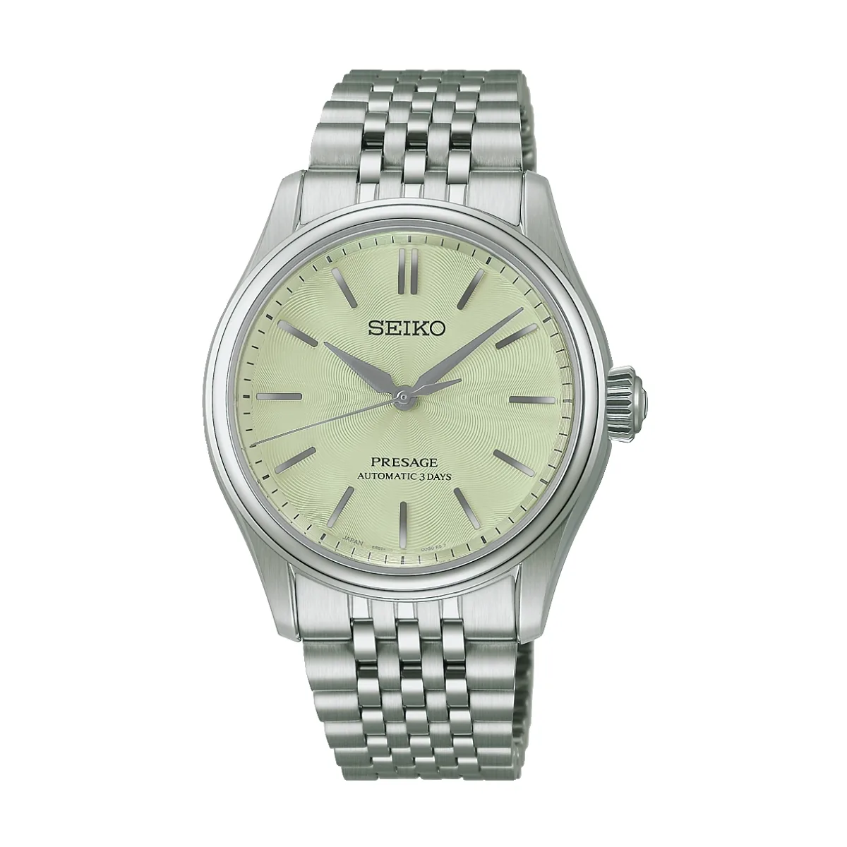 (Hàng mới về T10/2026) Seiko Presage Classic Series HCC002J1 – Nam – Automatic (Tự Động) – Mặt Số 38mm – Kính Sapphire – Mặt Số Wakatake-iro – Họa Tiết Mặt Số Lấy Cảm Hứng Từ Lụa Tomioka
